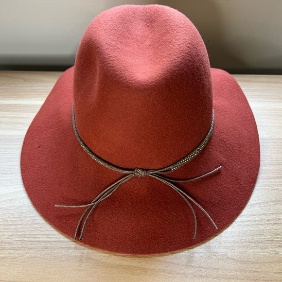 Lucky Brand Wool Felt Wide-Brim Hat - Rust Color - Picture 6 of 16